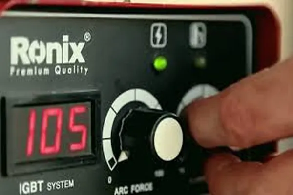 تنظیمات دستگاه جوش