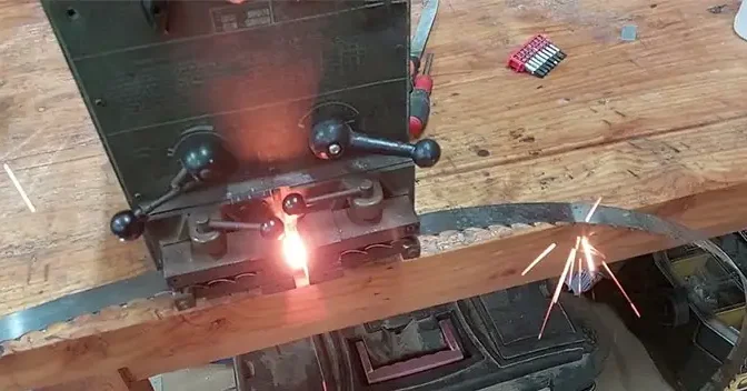 جوشکاری تیغه اره نواری جوشکاری تیغه اره نواری